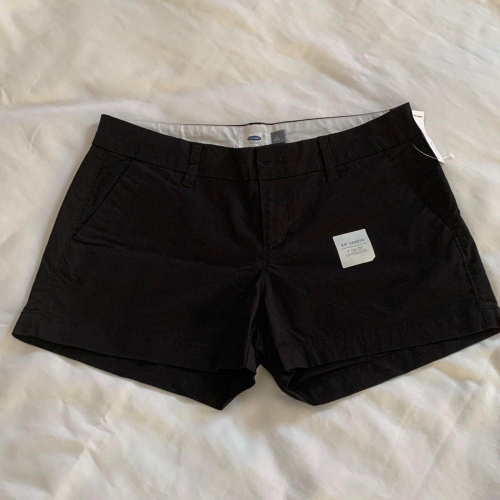 NWTs Old Navy  sz 4 petite shirts, black 3.5” length